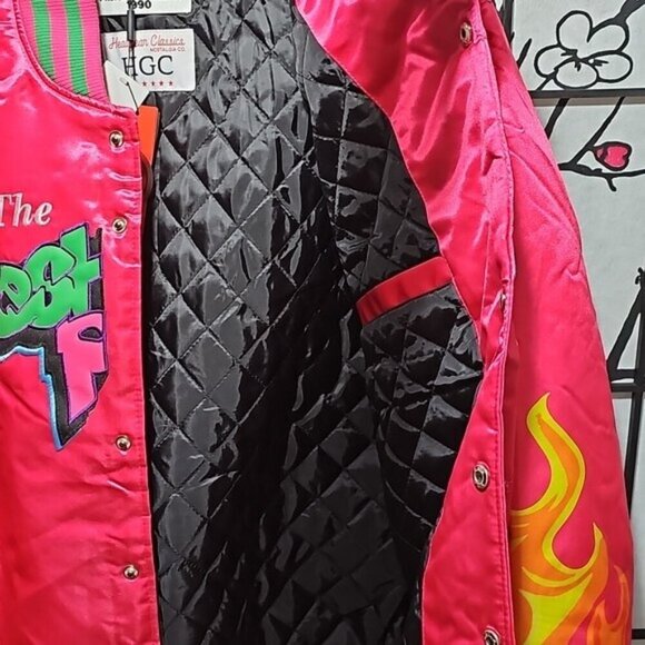 Fresh Prince of Bel-Air Satin Jacket Coat Size XL New - Picture 5 of 7